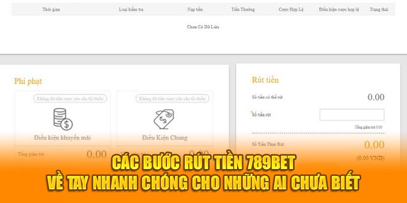 Các bước rút tiền 789BET về tay nhanh chóng cho những ai chưa biết 